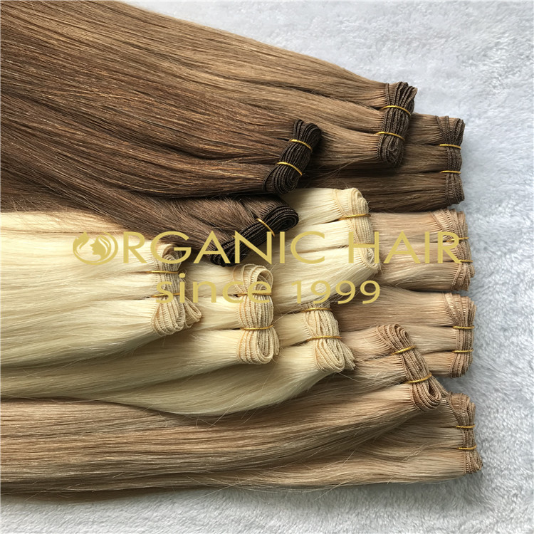 Cuticle Hand tied hair extensions H205